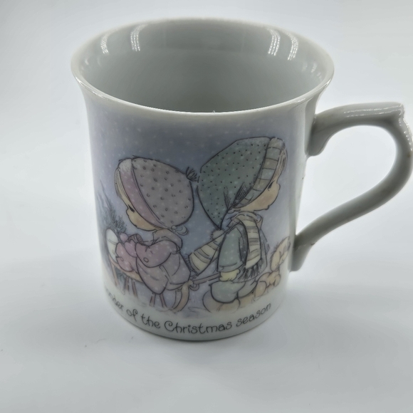 Precious Moments Vintage Christmas Mugs 1984, Set of 4, NWT - Picture 6 of 9